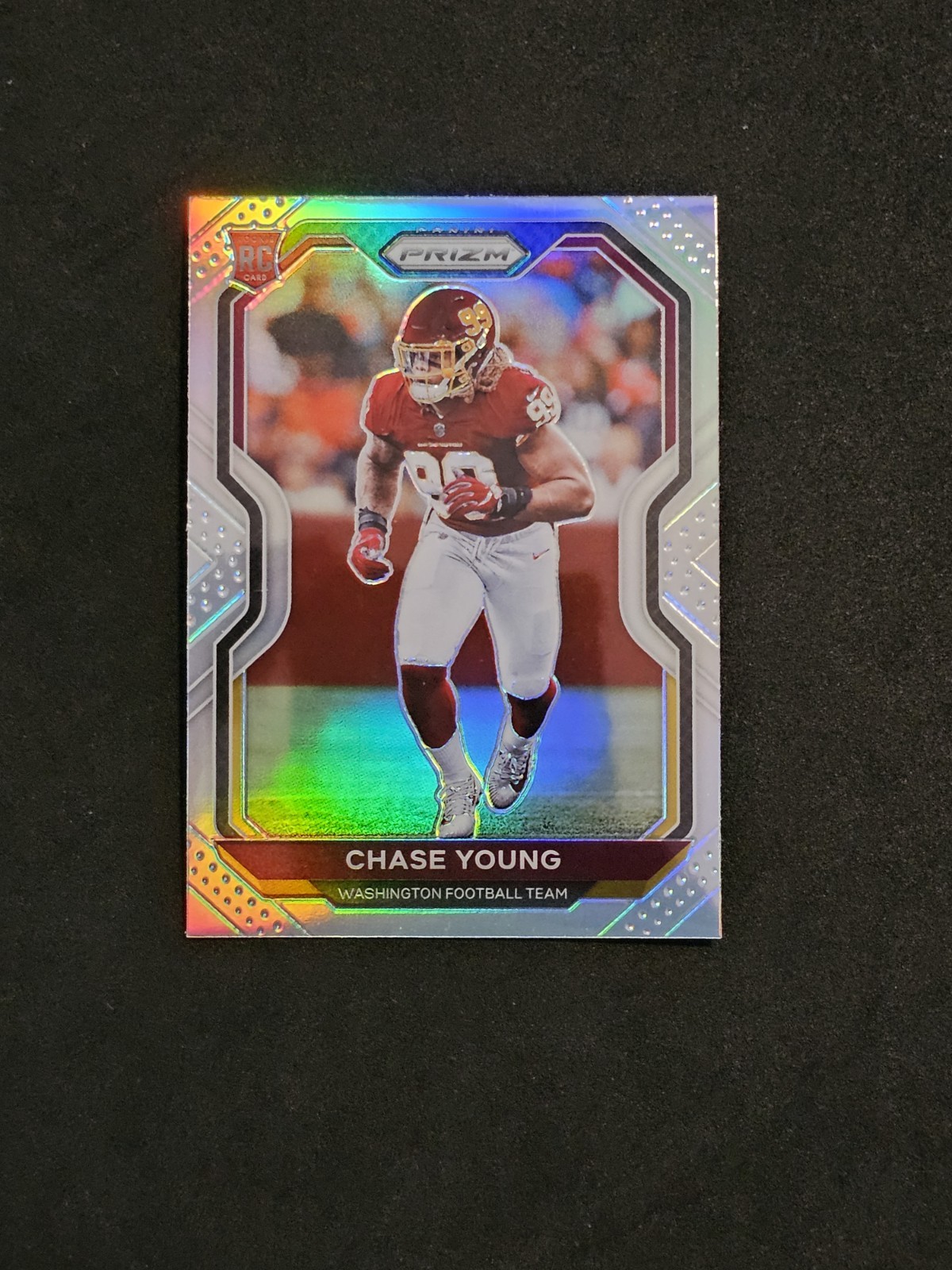 2020 Panini Prizm #383 Chase Young (RC) Silver Prizm