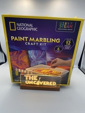 NATIONAL GEOGRAPHIC Marbling Paint Kit for Kids - NEW OPEN BOX