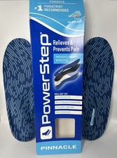 NEW Powerstep Pinnacle Insoles Inserts Size G Mens 10-10.5 W 12 Neutral Arch
