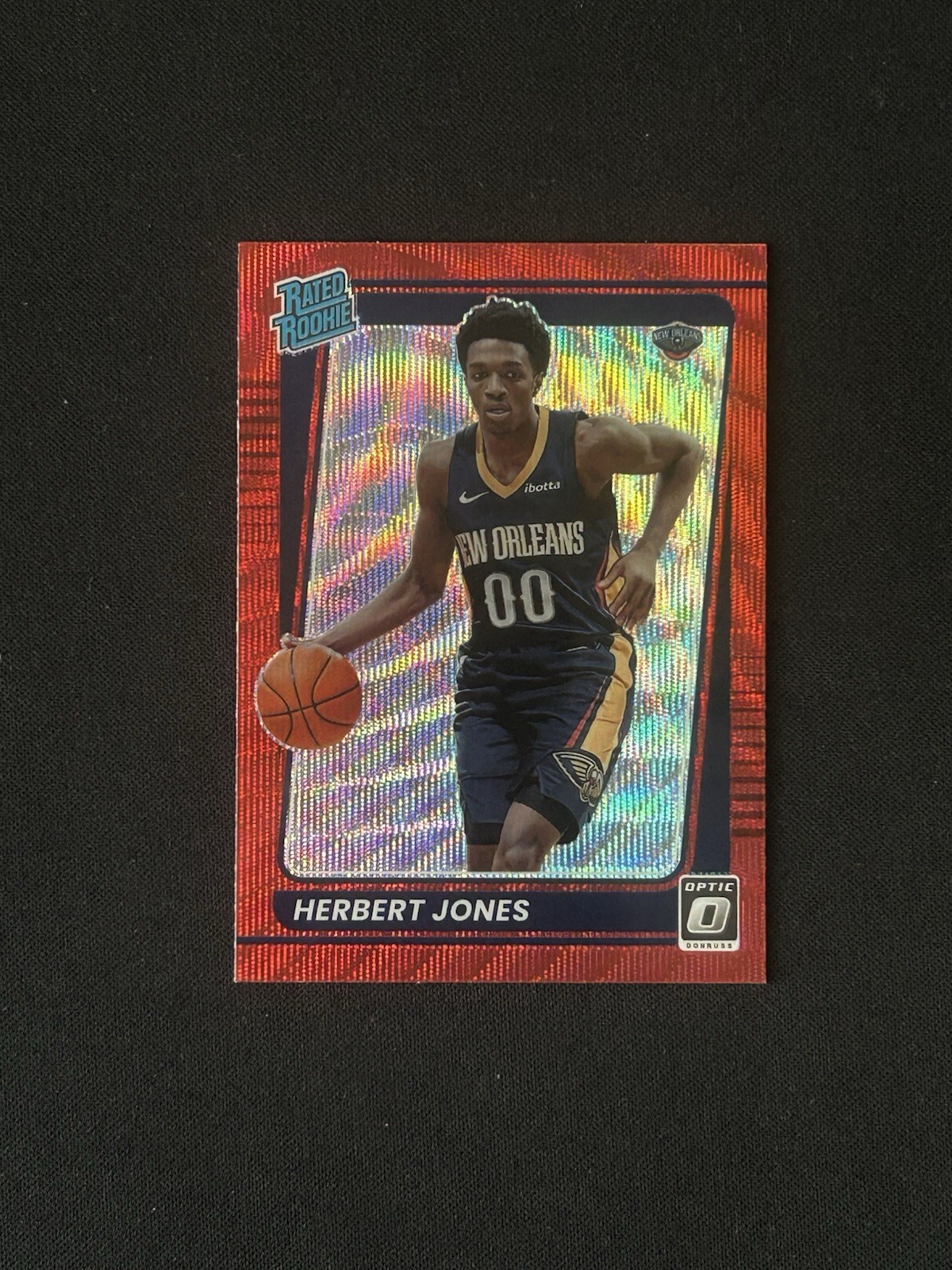2021 Panini Donruss Optic Red Wave Rated Rookie #157 Herbert Jones