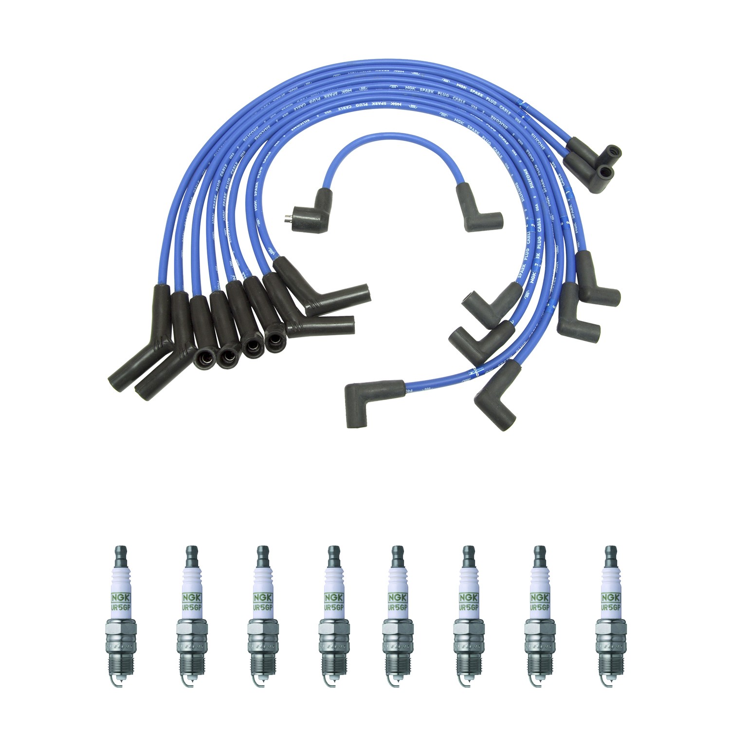 NGK Wire Set  NGK 8 G-Power Platinum Spark Plugs Kit for Cougar Expedition V8
