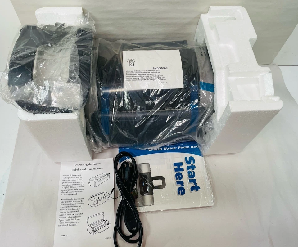 Epson Stylus Photo 820 Inkjet Printer Model B163A - New In Open Box - Image 4 of 4