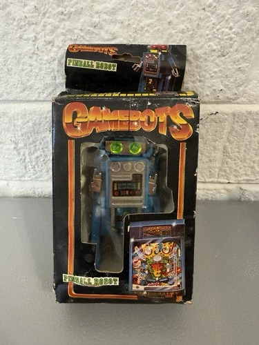 Gamebots Bootleg Pinball Robot. 1980's Vintage Transformers Space Toy NIB, RARE
