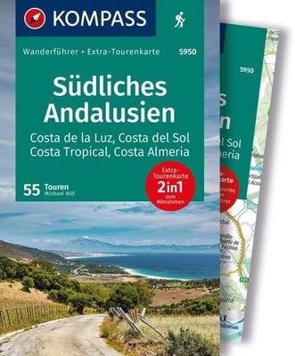 KOMPASS Wanderführer Südliches Andalusien, Costa de la Luz, Costa del Sol, Co...