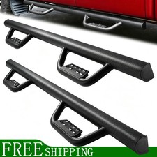 Drop Rail Bar For 17-25 Honda Ridgeline Nerf Bar Running Board Side Step Black Drop Rail Bar For 17-25 Honda Ridgeline Nerf Bar Running Board Side Step Black