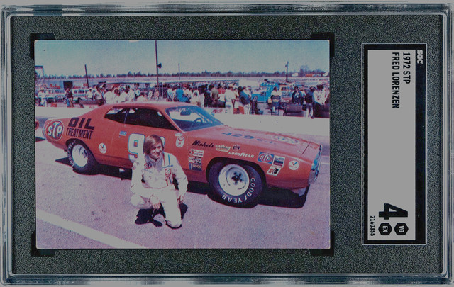Fred Lorenzen RC 1972 Stp Nascar Racing Card SGC 4 "Golden Boy" HOF