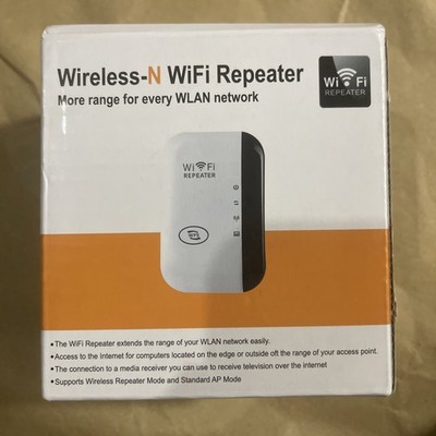 Wireless-N WiFi Repeater Range Extender 300Mbps - Neu (Open Box)