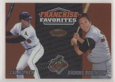 2000 Bowman's Best Franchise Favorites Cal Ripken Jr Brooks Robinson HOF 1u6