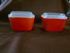 Pyrex Ovenware Small Red Bowl – Rectangular Bowl – Made in the USA - 0501