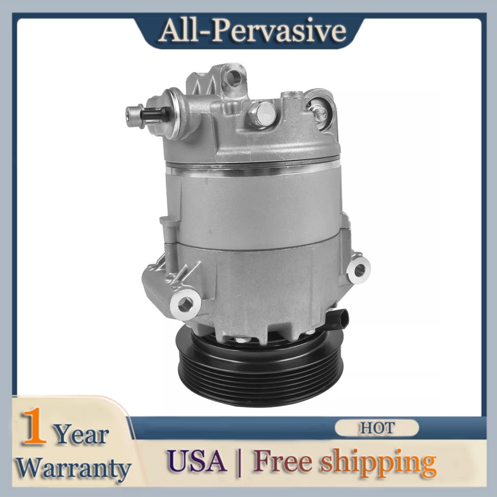 Fit Maserati GranTurismo Quattroporte 4.2L 4.7L V8 284728 AC Compressor Pump