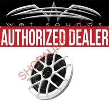 Wet Sounds ZERO-8-XZ-W White 8" Neodymium Marine Speakers, Pair 150w rms