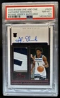 2020-21 Panini One and One Anthony Edwards Rookie Patch Auto Red RC #/25 PSA 8.5