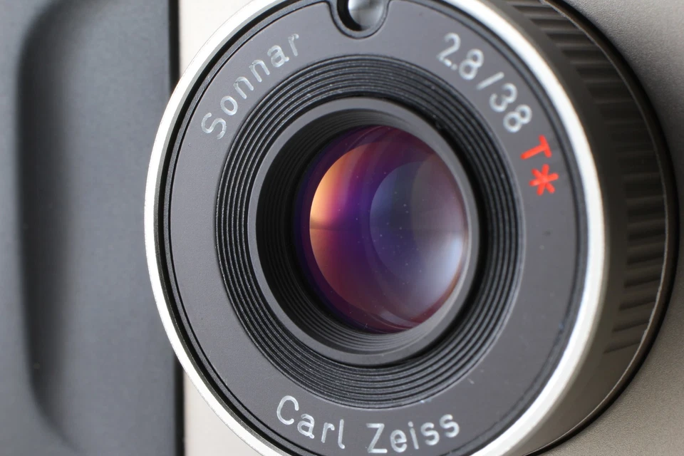 [Top MINT+++ w/Case Strap] Contax T2 Titan Silver 35mm Film Camera Silver JAPAN - Image 4 of 4