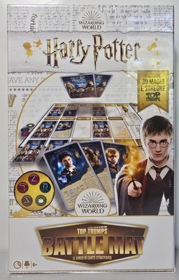 Top Trumps Winning Moves Harry Potter Battlemat Brettspiel Karten italienisch