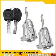 2x Türschloss Schließzylinder Vorne Links + Rechts Für VW Bora Golf 4 Bis Bj 01