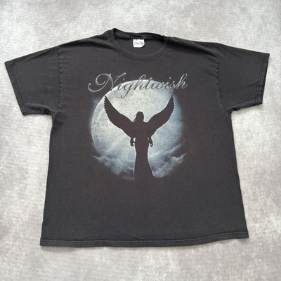 Vintage Nightwish Shirt Mens XL Black Dark Passion Play Band Emo Goth Rock