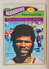 1977 Topps Football Card 450 Ken Houston Washington Redskins 