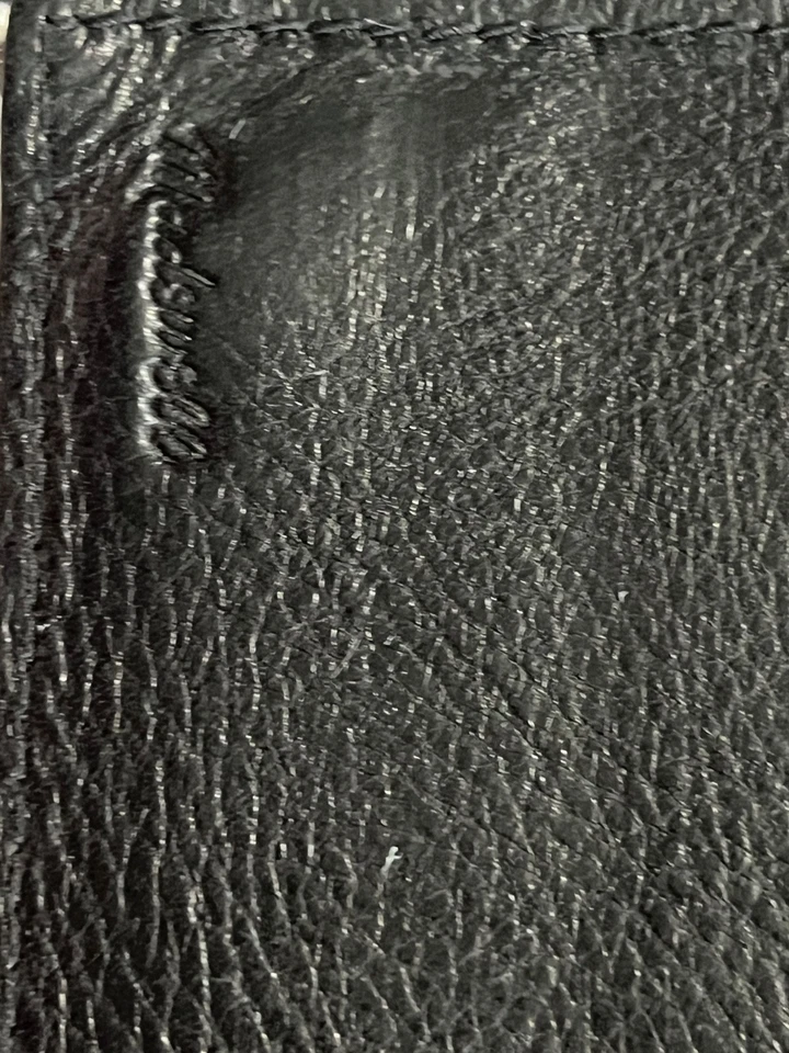 Cartera de cuero Madewell The Post negra larga multibolsillo  Foto 4 de 4