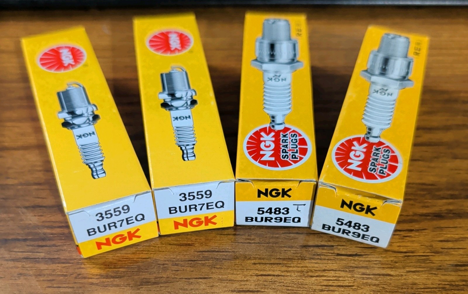 Mazda Rx7 Rx-7 New NGK Spark Plug Set BUR7EQ  BUR9EQ 1986 To 1991