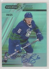 2020-21 Upper Deck Synergy FX Tier 2 Green 9/25 Brock Boeser #FX-22 Auto 2d8