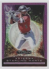 2020 Panini Chronicles Titan Purple Mojo 70/75 Starling Marte #17 03mf