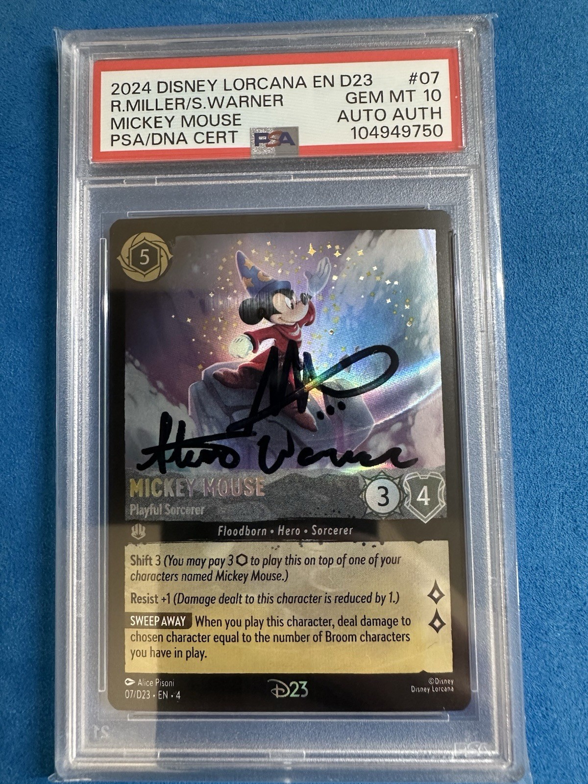 Lorcana Mickey Mouse D23 PSA 9 ロルカナ プロモ 【公式通販】