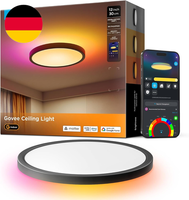 Govee Deckenlampe Rgbic 24W, Smart Led Deckenleuchte Ø30Cm Kompatibel Mit Matter