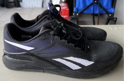 Reebok Nano X2 Men's Training Shoes Black White Purple CrossFit Sneakers