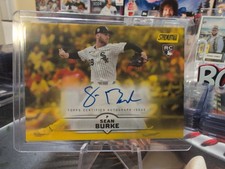 Sean Burke 2025 Topps Stadium Club Base Auto Yellow #SCBA-SBU White Sox KG