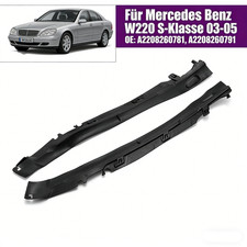 Für Mercedes Benz W220 S-Klasse 03-05 2x L+R Dichtung Abdeckleiste Scheinwerfer