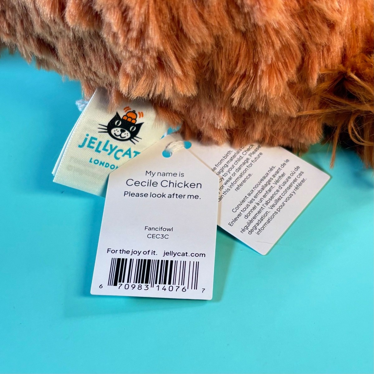AUTHENTIC Jellycat Cecile Chicken- NWT- FAST SHIP | eBay