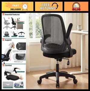 Ergonomic Gaming Office Chair with Lumbar Support, Adjustable Height, Mesh, Swiv
