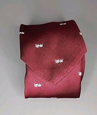 ''Uff Da'' Made Expressly For Odin Burgundy ''Uff Da'' Polyester Tie 56'' x 3-1/4''