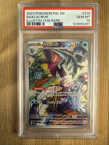 Baxcalibur 210/193 Paldea Evolved Illustration Rare Pokémon PSA 10