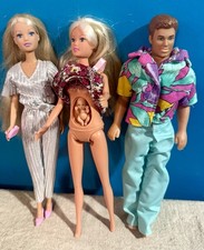 Difícil de encontrar de colección simba Steffi Love Lote / Glam Steffi / Steffi embarazada / Muñeca Danny rara usada en excelente estado