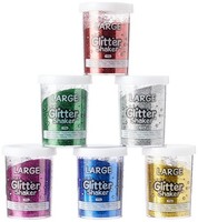 Baker Ross Glitzer-Streuer 6Er-Pack FüR Kinder Kunsthandwerk 100G Basteln