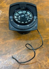 RITCHIE COMPASS HF-72  POWERDAMP  FLUSH MOUNT 3 3/4" FLAT DIAL 4" MOUNTING HOLE