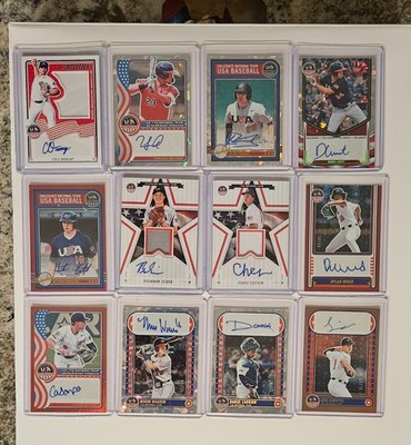 MORE NUMBERED PROSPECT AUTOS!! 2025 Panini USA Stars & Stripes - You Pick!