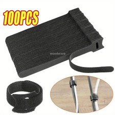 10-100pcsReleasable Cable Organizer Ties Mouse Earphones Wire Management Nylon C