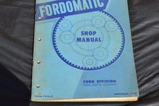 Fordomatic Shop Manual