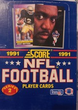 Score 1991 NFL Football Series 2 Sealed Box Sports Trading Cards Vintage
