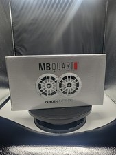  2 MB QUART NF1-116 6.5" 80 Watt Marine 2-Way Coaxial White Speakers For Boat