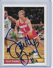 Basketball Card IP auto NBA SCOTT BROOKS Houston Rockets 1992-93 Upper Deck