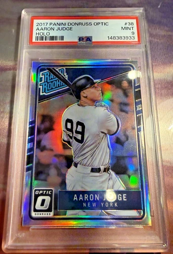 Aaron Judge 2017 Panini Donruss Optic Rated Rookie  #38 Holo Prizm (RC) PSA 9