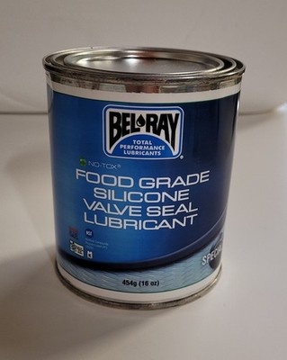 Bel Ray Food Grade Silicone Valve Seal Lubricant, 16 oz Can, unopened