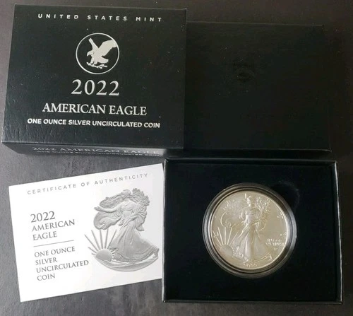 2022 W Uncirculated $1 American Silver Eagle Dollar
