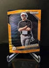 2025 Panini Prizm Black Football Orange Wave Bill Cowher #118