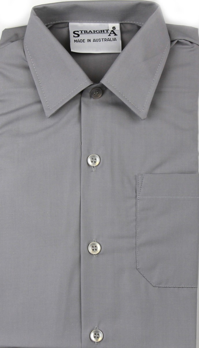 Australian Made Long Sleeve Deluxe School Shirt Many Colours