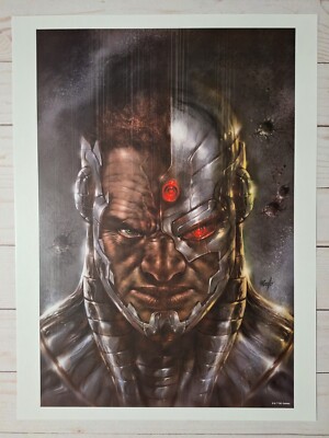 Cyborg 12x16 Art Print by Lucio Parillo DC Comics