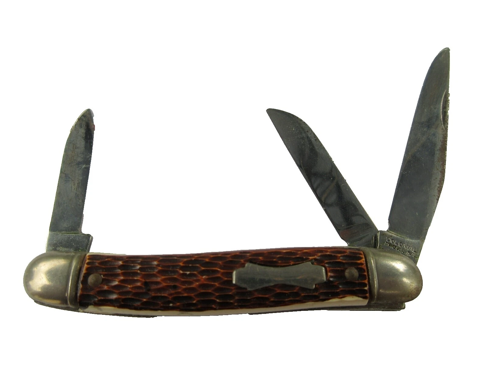 殖民地老式折刀 3 个刀片